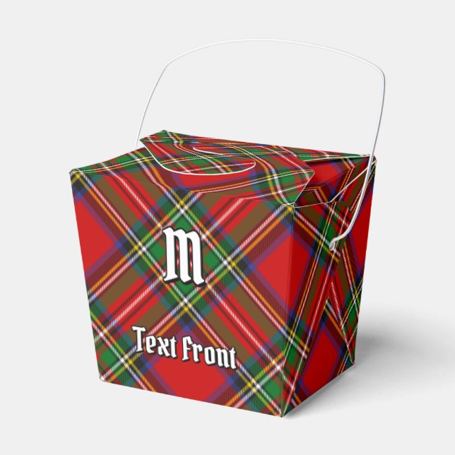 Royal Stewart Tartan Favor Boxes (Front Side)