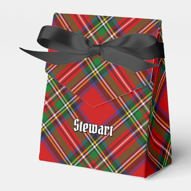Royal Stewart Tartan Favor Boxes (Front Side)