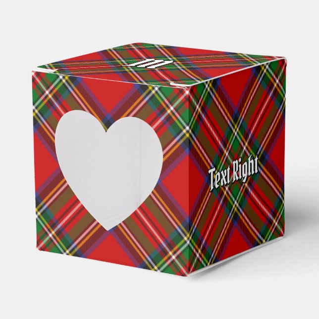 Royal Stewart Tartan Favor Boxes (Front Side)
