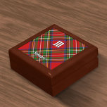 Royal Stewart Tartan Gift Box<br><div class="desc">Royal Stewart traditional tartan with modern colors. Featuring red and green colors is ideal for Christmas decoration. Seamless pattern. Custom text and monogram.</div>