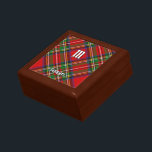 Royal Stewart Tartan Gift Box<br><div class="desc">Royal Stewart traditional tartan with modern colors. Featuring red and green colors is ideal for Christmas decoration. Seamless pattern. Custom text and monogram.</div>