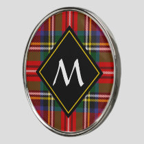 Royal Stewart Tartan Golf Ball Marker