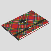 Royal Stewart Tartan Guest Book