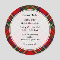 Royal Stewart Tartan Invitation