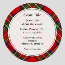 Royal Stewart Tartan Invitation