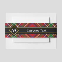 Royal Stewart Tartan Invitation Belly Band