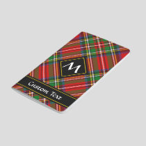 Royal Stewart Tartan Journal