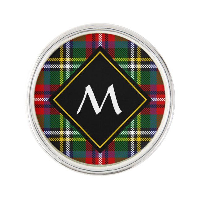 Royal Stewart Tartan Lapel Pin (Front)