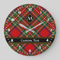 Royal Stewart Tartan Large Clock