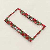 Royal Stewart Tartan License Plate Frame