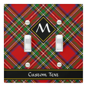 Royal Stewart Tartan Light Switch Cover