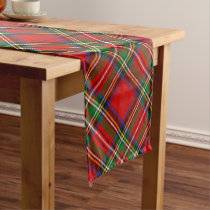 Royal Stewart Tartan Long Table Runner