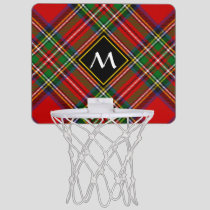 Royal Stewart Tartan Mini Basketball Hoop