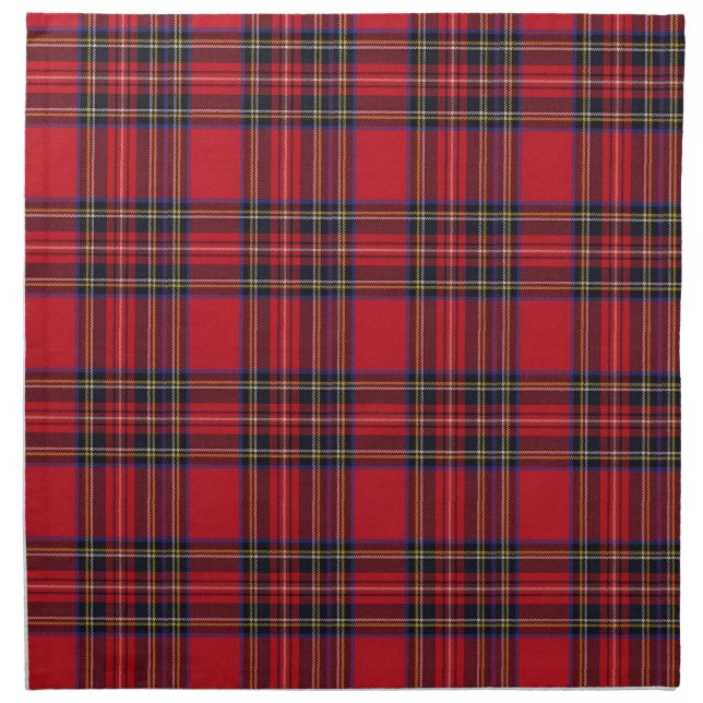 Royal Stewart Tartan Napkin (Front)