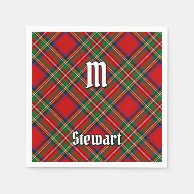Royal Stewart Tartan Napkins (Front)