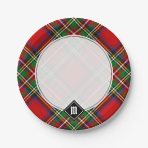 Royal Stewart Tartan Paper Plates