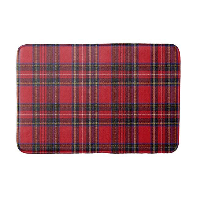 Royal Stewart tartan pattern Bathroom Mat (Front)