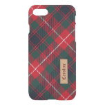 Royal Stewart Tartan Pattern - Girly Red Custom Iphone Se/8/7 Case at Zazzle