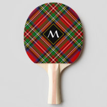 Royal Stewart Tartan Ping Pong Paddle