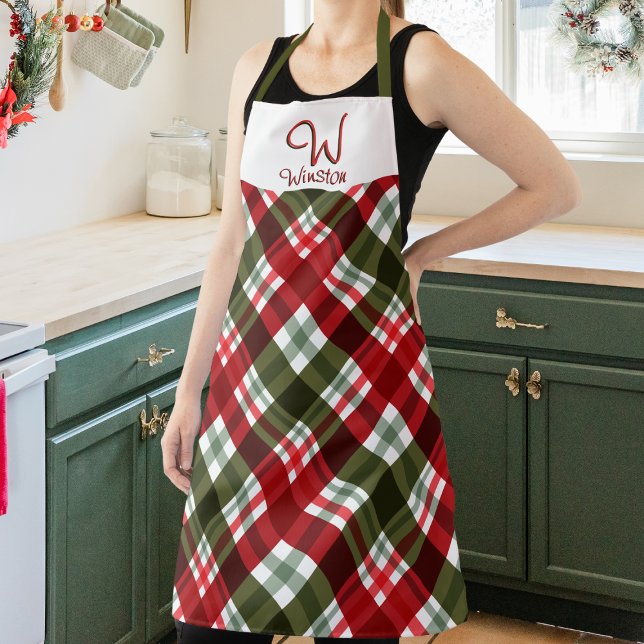 Royal Stewart Tartan Plaid Apron (Creator Uploaded)