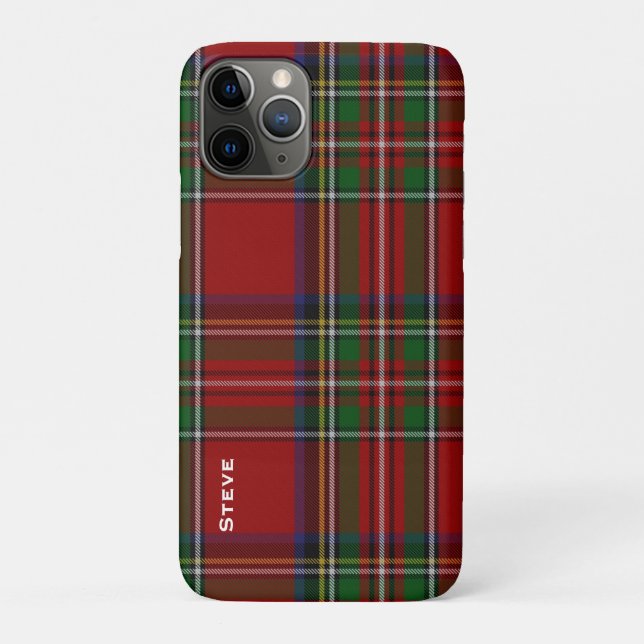 Royal Stewart Tartan Plaid Case-Mate iPhone Case (Back)