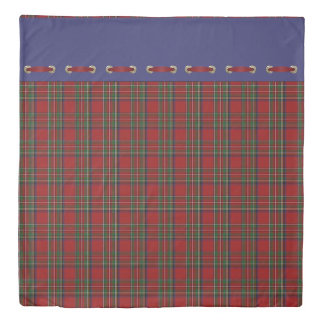 Royal Stewart Tartan Plaid  Duvet Cover (Front)