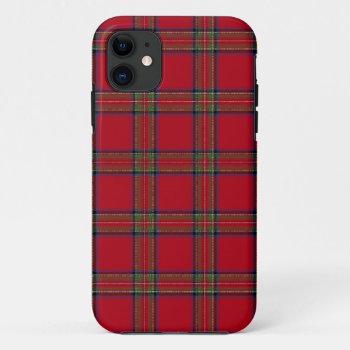 Royal Stewart Tartan Plaid Iphone  Plus  Pro Case by ipad_n_iphone_cases at Zazzle