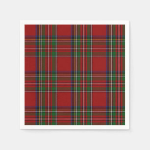 Royal Stewart Tartan Plaid Paper Napkins