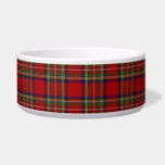 Royal Stewart Tartan Plaid Scottish Pattern Bowl<br><div class="desc">The Royal Stewart tartan is the best known tartan retrospectively associated with the royal House of Stewart,  and is also the personal tartan of Queen Elizabeth II.</div>