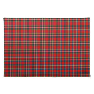 Royal Stewart Tartan Plaid Scottish Pattern Cloth Placemat