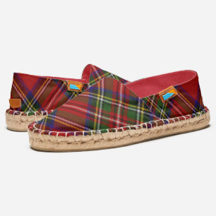Royal Stewart Tartan Plaid Scottish Pattern Espadrilles