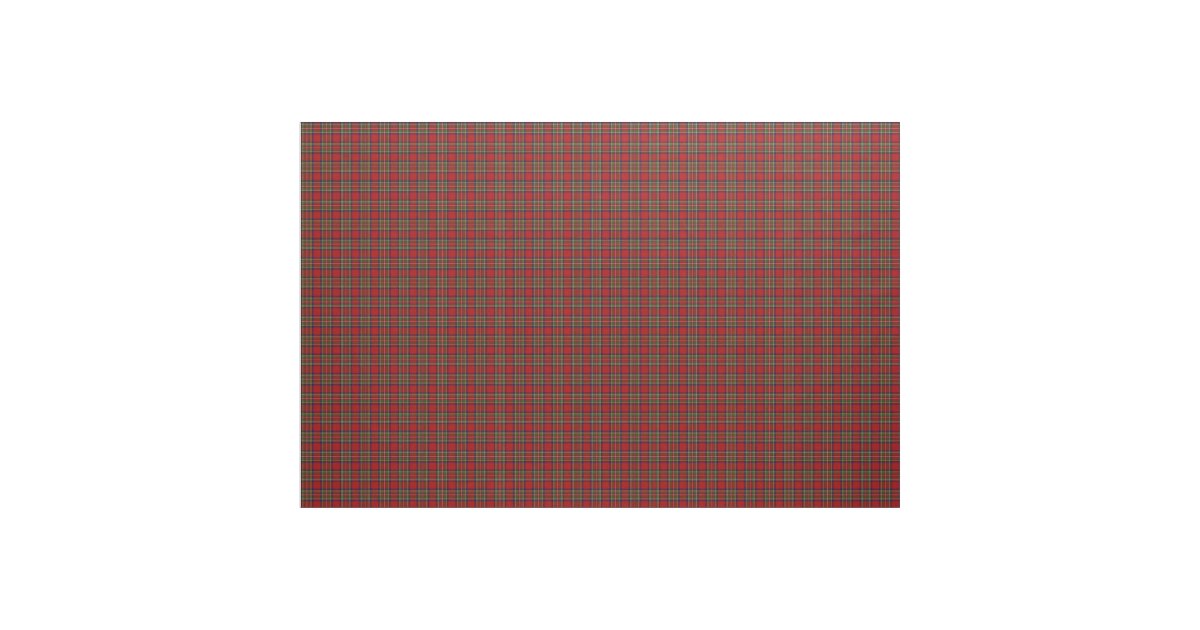 Royal Stewart Tartan Plaid Scottish Pattern Fabric