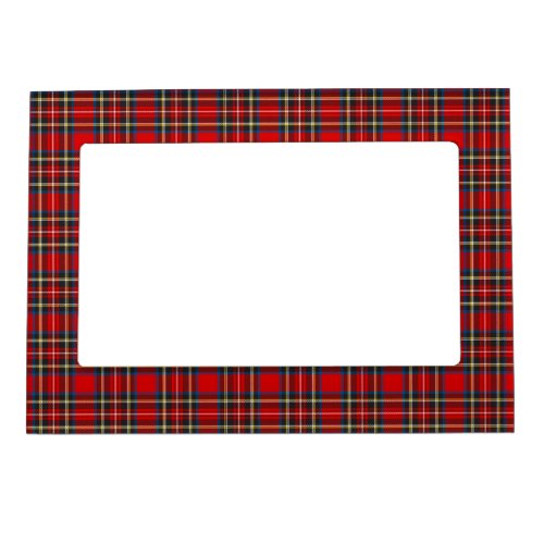 Royal Stewart Tartan Plaid Scottish Pattern Magnetic Frame