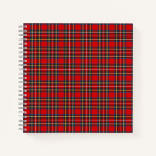 Royal Stewart Tartan Plaid Scottish Pattern Notebook