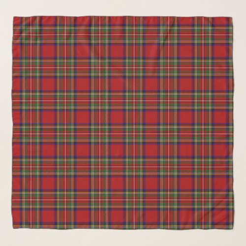 Royal Stewart Tartan Plaid Scottish Pattern Scarf