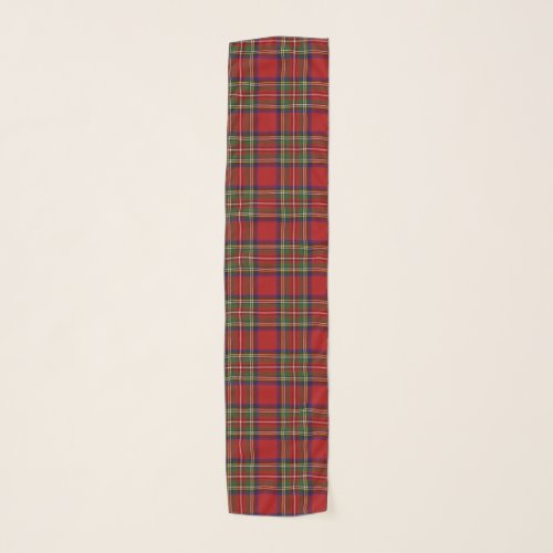 Royal Stewart Tartan Plaid Scottish Pattern Scarf