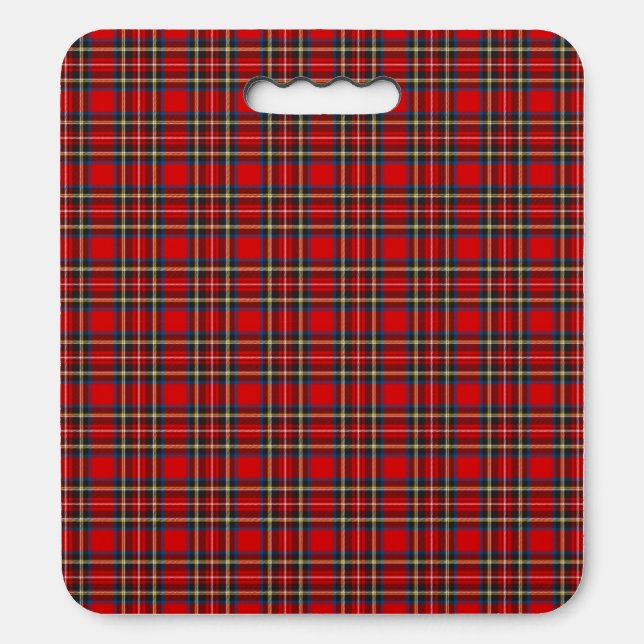Royal Stewart Tartan Plaid Scottish Pattern Seat Cushion (Front Vertical)