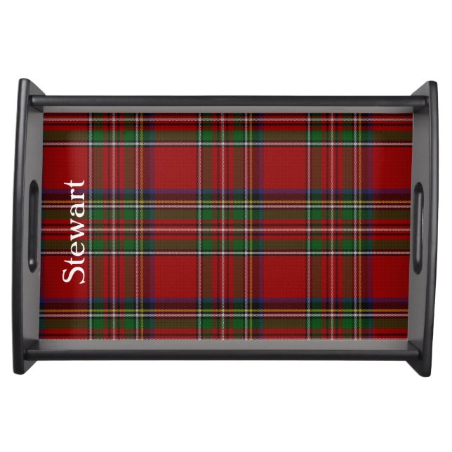 Royal Stewart Tartan Plaid Serving Tray (Front)