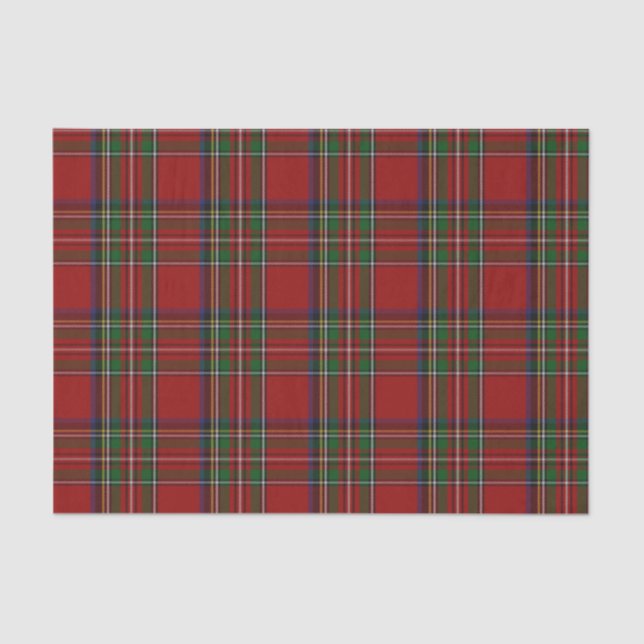 Royal Stewart Tartan Plaid Tissue Paper (Front)