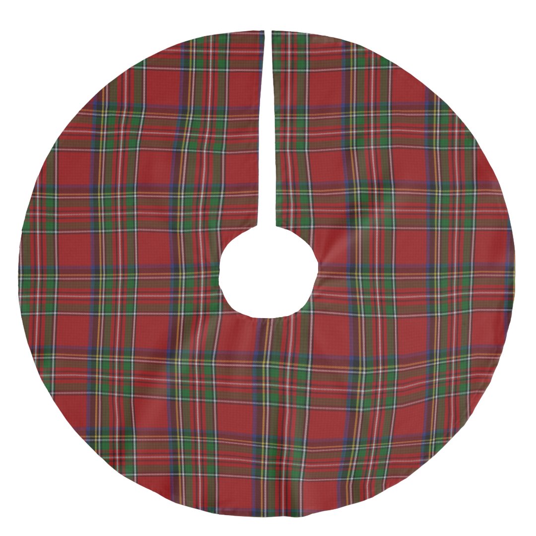 Royal Stewart Tartan Plaid Tree Skirt | Zazzle