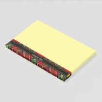 Royal Stewart Tartan Post-it Notes