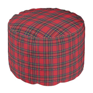 Royal Stewart Tartan Pouf