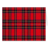 Royal Stewart tartan red black plaid (Front Horizontal)