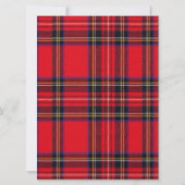 Royal Stewart tartan red black plaid (Front)