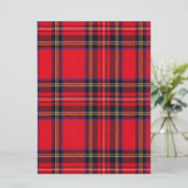 Royal Stewart tartan red black plaid (Standing Front)