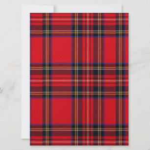 Royal Stewart tartan red black plaid