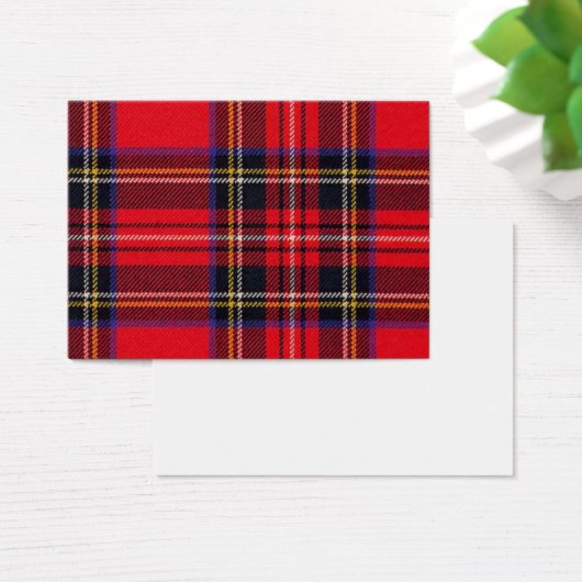 Royal Stewart tartan red black plaid (Desk)