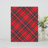 Royal Stewart tartan red black plaid (Standing Front)