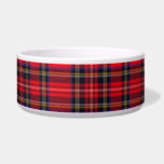 Royal Stewart tartan red black plaid Bowl<br><div class="desc">Royal Stewart clan tartan red black plaid</div>