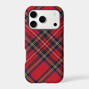 Royal Stewart tartan red black plaid iPhone 17 Pro Case